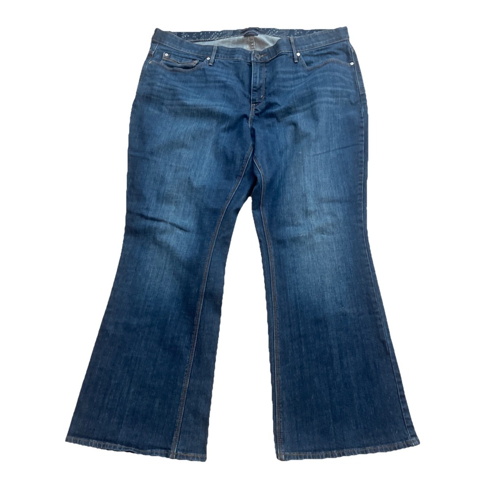 Levi's 525 Bootcut Perfect Waist Denim Dark Wash Jeans Stretch Women's Size 24M